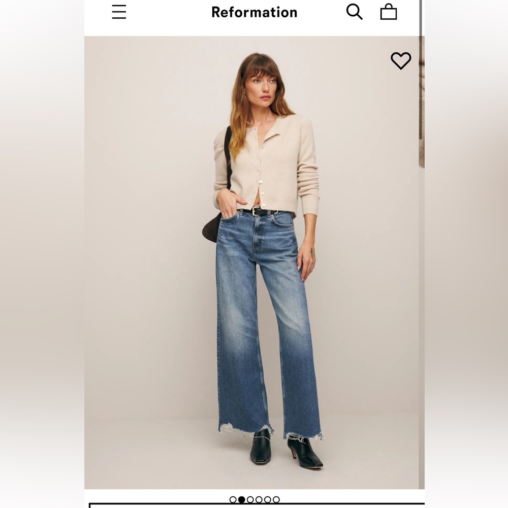 Reformation unworn jeans